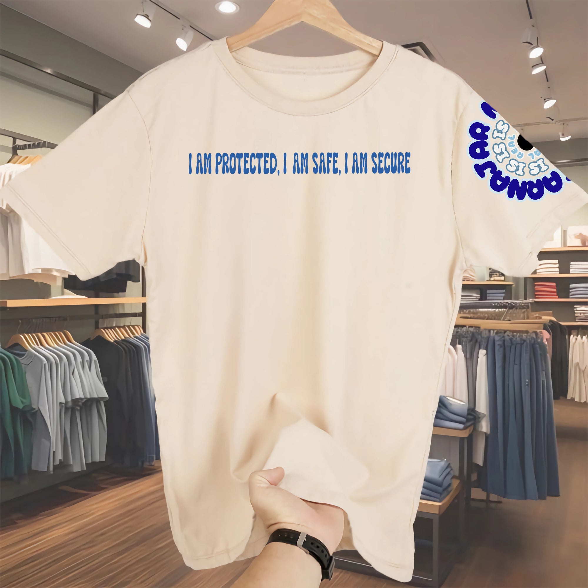 "Evil Eye" theme oversized t shirt