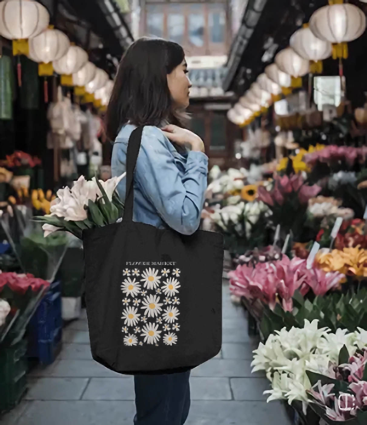 tote bag | Sunlit Blooms