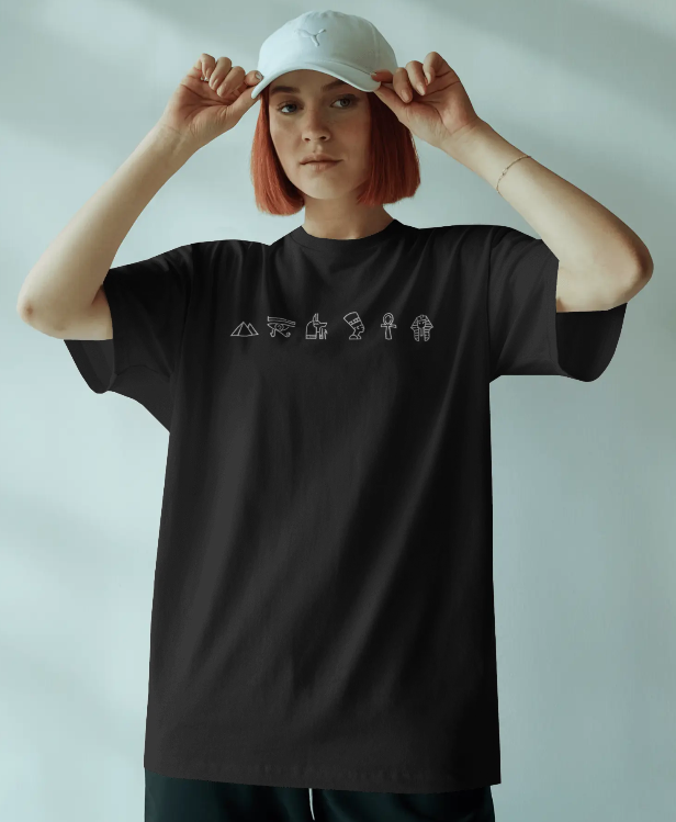 "The Mummy" theme oversized t shirt