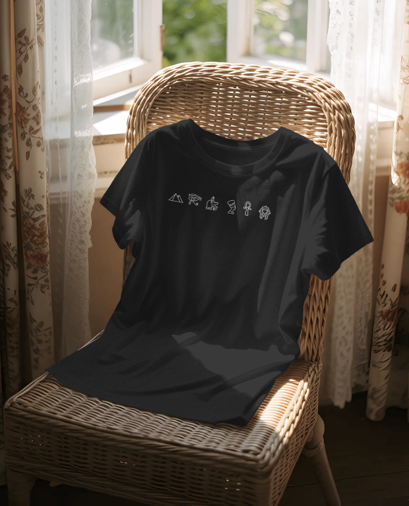 "The Mummy" theme oversized t shirt