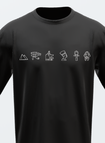 "The Mummy" theme oversized t shirt